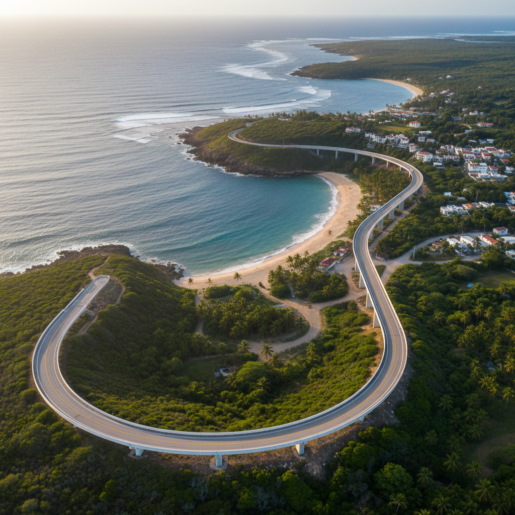 Vue aérienne d'un chemin forestier ombragé traversant une forêt dense, évoquant le voyage vers la connaissance et l'exploration personnelle du bien-être